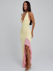 Virginia Yellow Maxi Dress