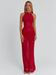 Zerra Red Maxi Dress