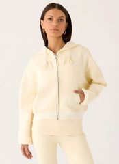 Elio Zip Hoodie - Baby Yellow