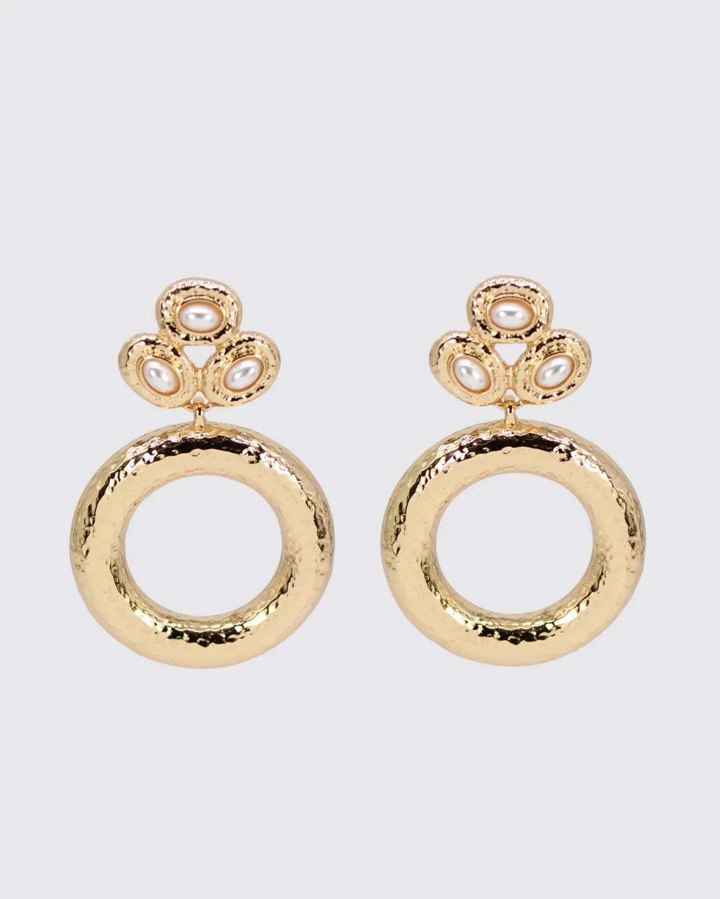 Crown Hoop Earring