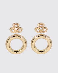 Crown Hoop Earring