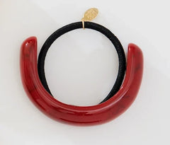 Acrylic Crescent Hair Tie