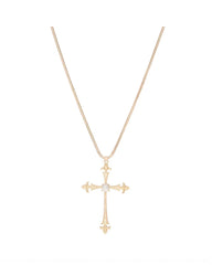 Eternal Cross Pendant Necklace