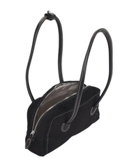Faux Suede Leather Shoulder Bag