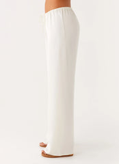 Deacon Low Rise Pants - Butter