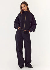 Waylon Low Rise Jeans - Black