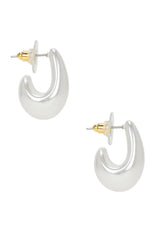 Celeste Pearl Hoop Earrings