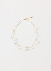 Serena Pearl Necklace - Pearl/Gold