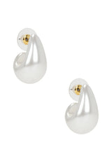 Celeste Pearl Hoop Earrings
