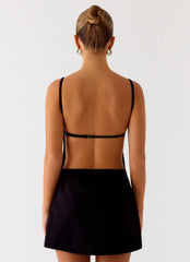 Play With Fire Mini Dress - Black