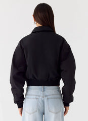 Jameson Bomber Jacket - Black