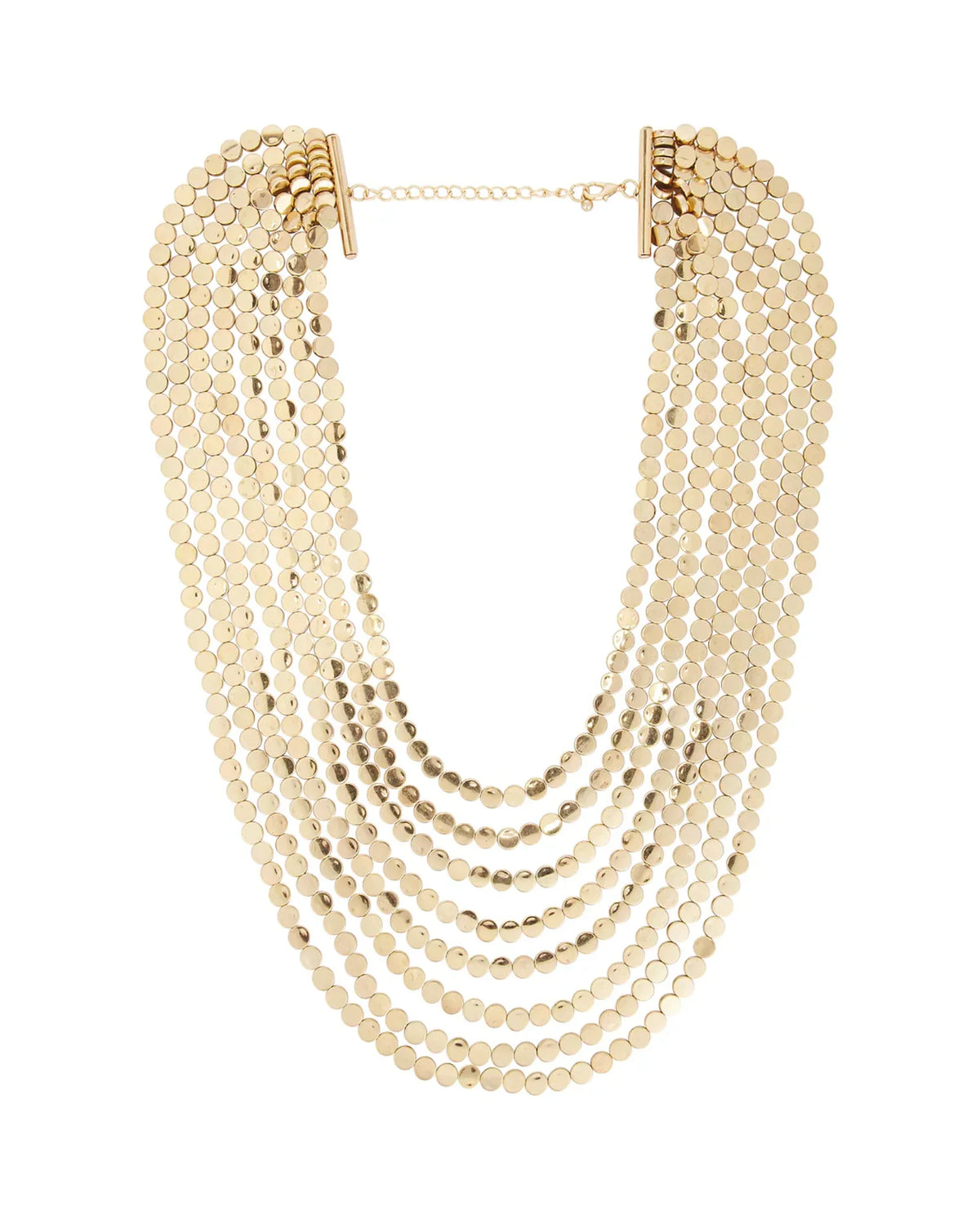 CASCADE STATEMENT LAYERED NECKLACE