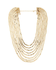 CASCADE STATEMENT LAYERED NECKLACE