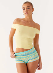 Miffy Mini Shorts - Green Multi