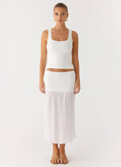 Connect My Heart Top - White