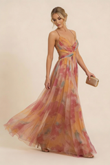 Angela Romantic Sleeveless Maxi Dress
