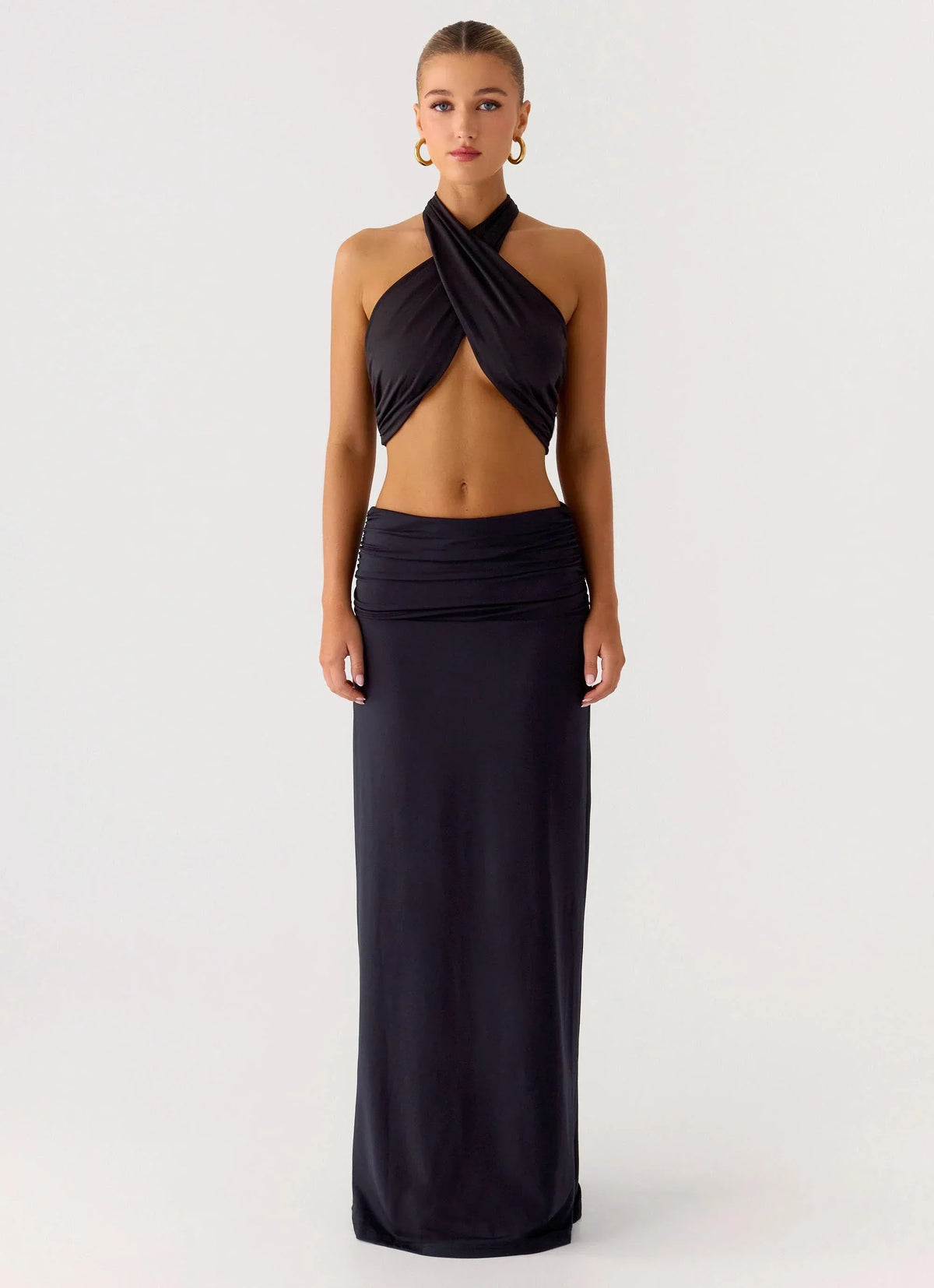 Elisabetta Maxi Skirt - Black