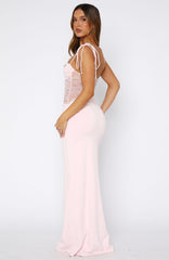 Blush Petal Maxi Dress