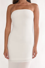 Calluna Strapless Maxi Dress White