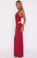 Cherry Allure Maxi Dress
