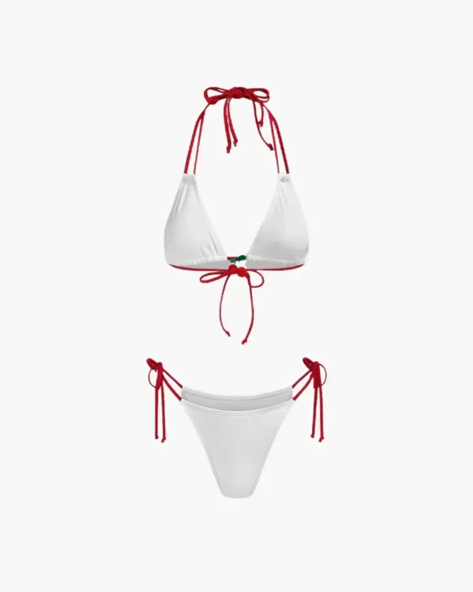 Cherry Print Bikini Set