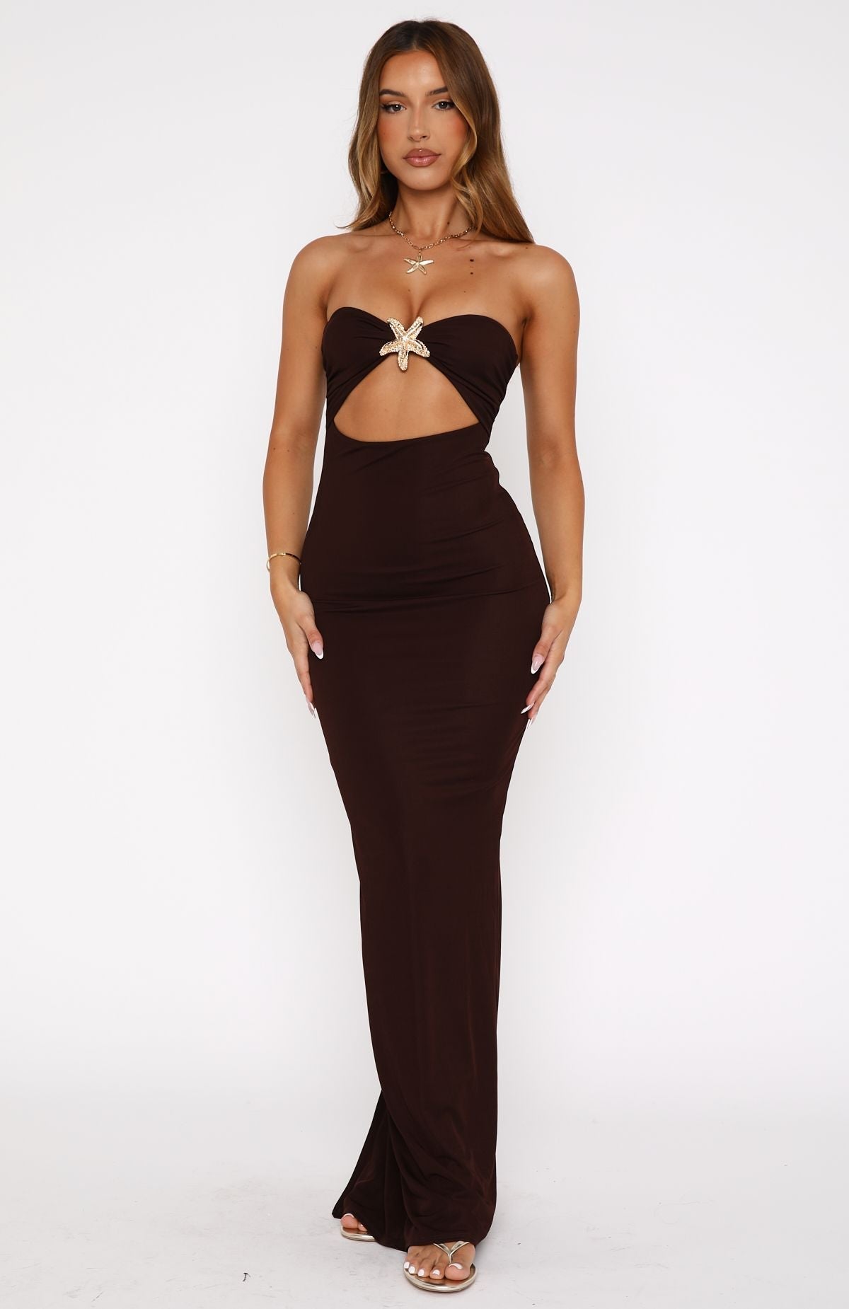 Chocolate Muse Maxi Dress