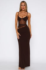 Cocoa Siren Maxi Dress