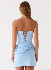 Cosmala Mini Dress Light Blue