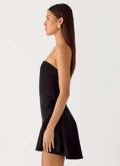 Luna Night Mini Dress - Black