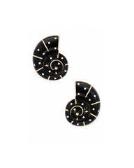 Spiral Shell Stud Earring