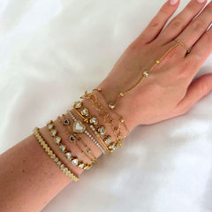 Elysia Heart Bracelet 18K Gold