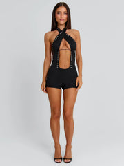 Emiliee Playsuit Black
