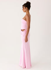 Emory Corset Maxi Dress Pink