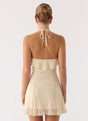 Every Second Mini Dress White