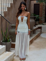Giana Polka Maxi Dress