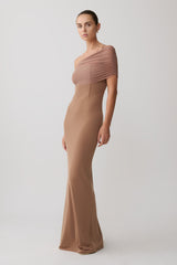 Hanh One Shoulder Maxi Dress