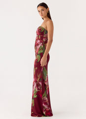 Iroha Strapless Maxi Dress Cuba