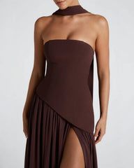 Isadora Chic Slit Maxi Dress
