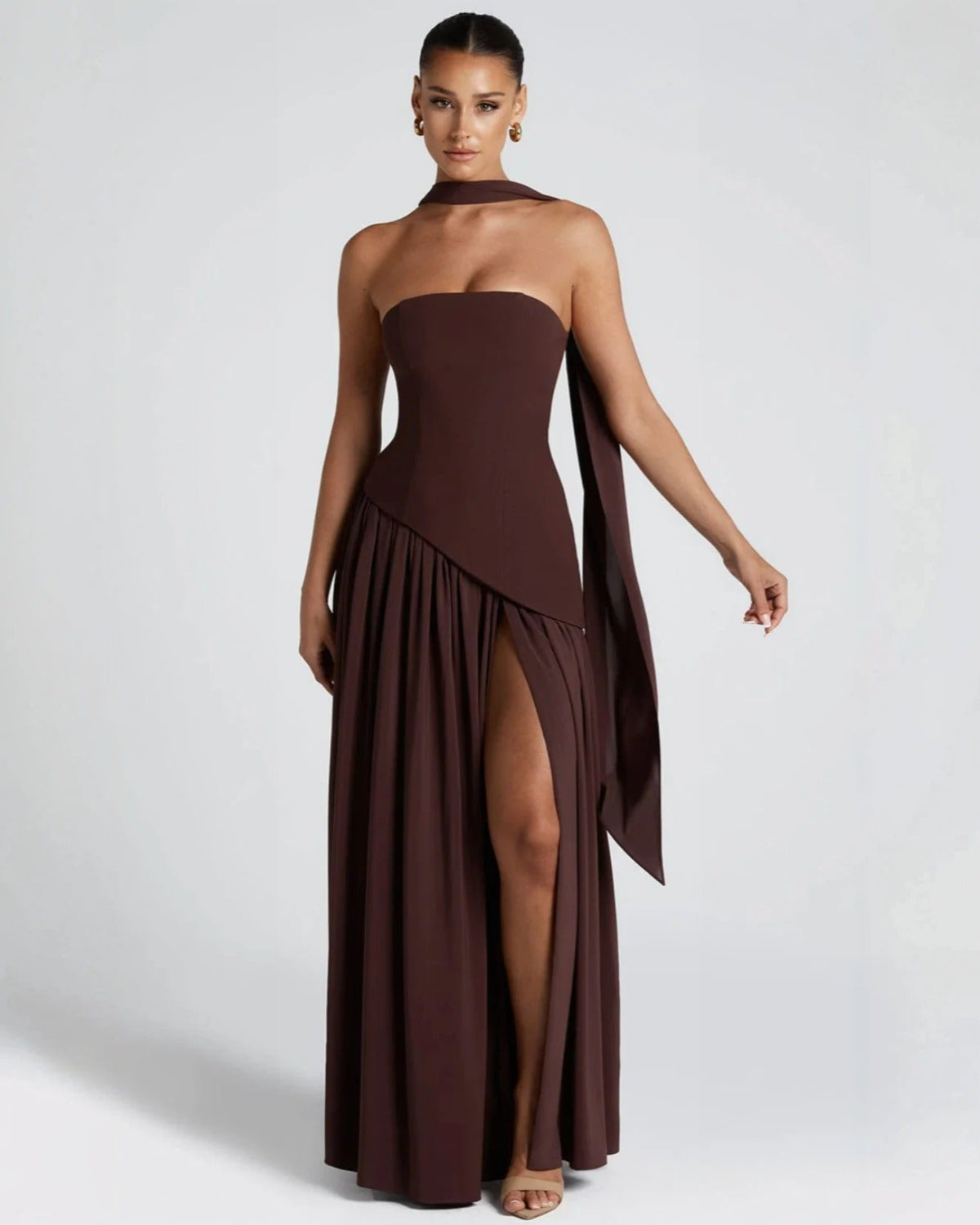 Isadora Chic Slit Maxi Dress