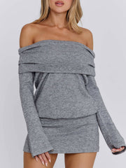 Kyola Gray Mini Dress