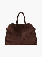 Large Faux Suede Shopper Bag