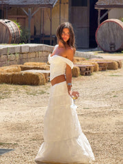 Lauro Corset Top White