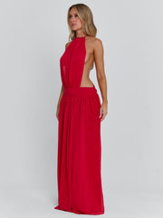 Loretta Red Maxi Dress