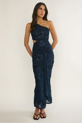 Luli Cut-Out Maxi Dress Navy