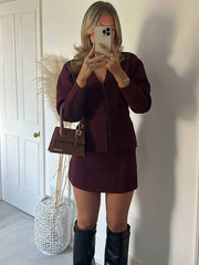 Melisa Ribbed Long Sleeve Set