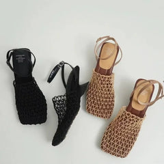 Mesh Weave Heels