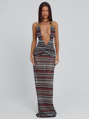 Mirai Stripe Maxi Dress