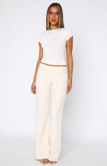 Miss CEO Pants Oat
