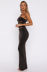 Noir Luxe Maxi Dress