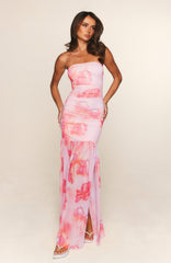 Peach Reverie Maxi Dress